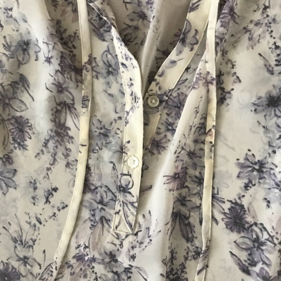 LC Laurel Conrad Chiffon Tunic - Picture 7 of 8